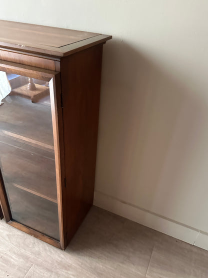 Walnut display case