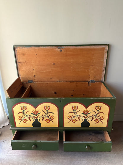 Pennsylvania painted chest