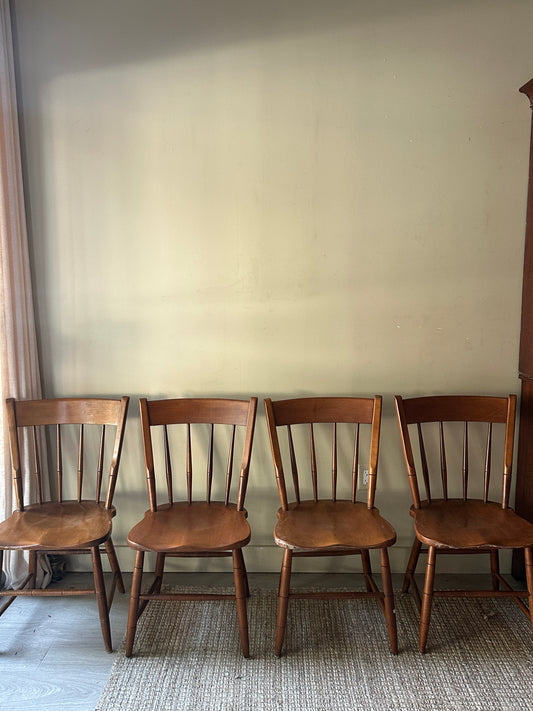 Haywood Wakefield dining chairs. Sold as a set of 4.