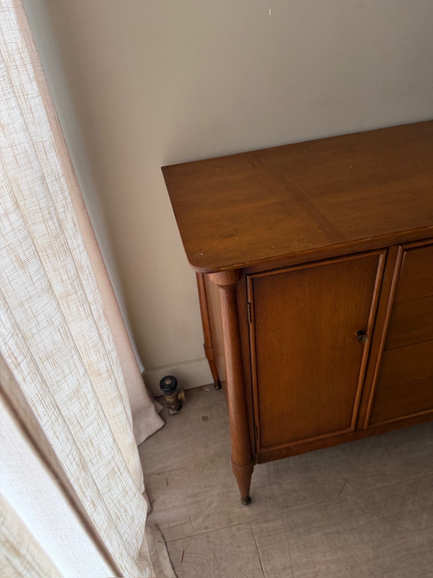 Walnut credenza