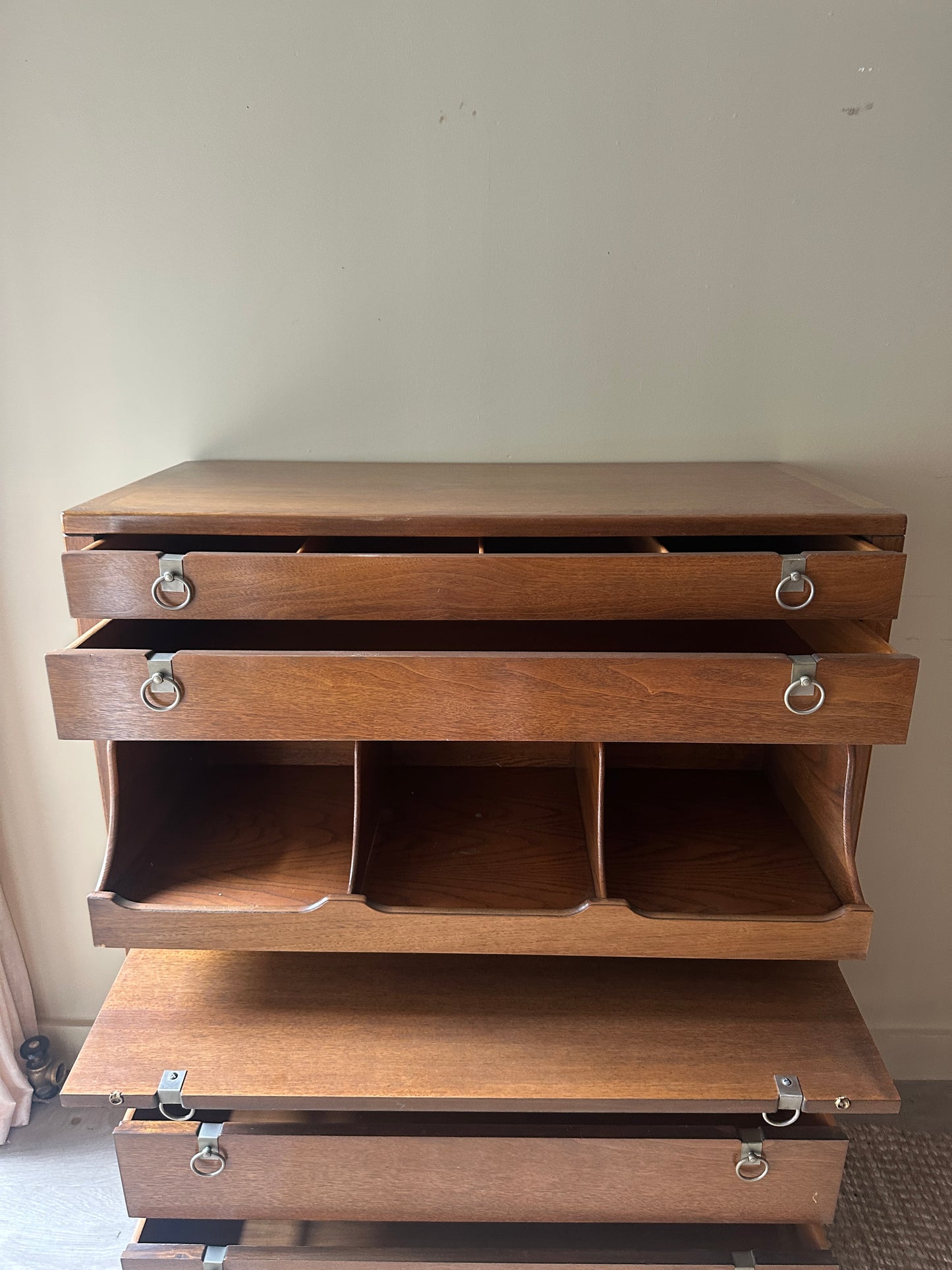 Walnut tallboy