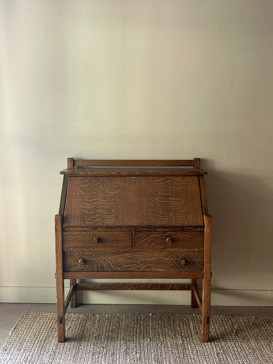 Oak secretary desk