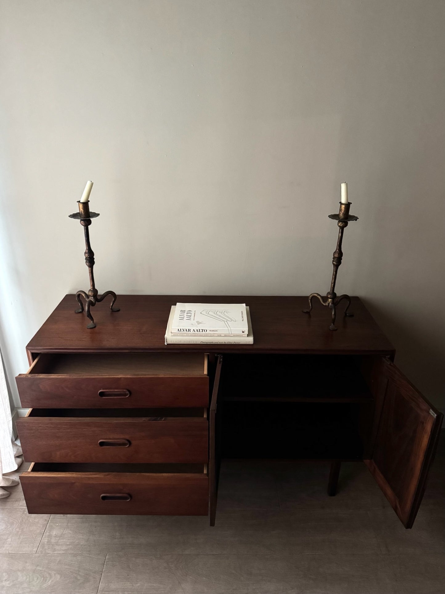 Jack Cartwright for Founders walnut credenza