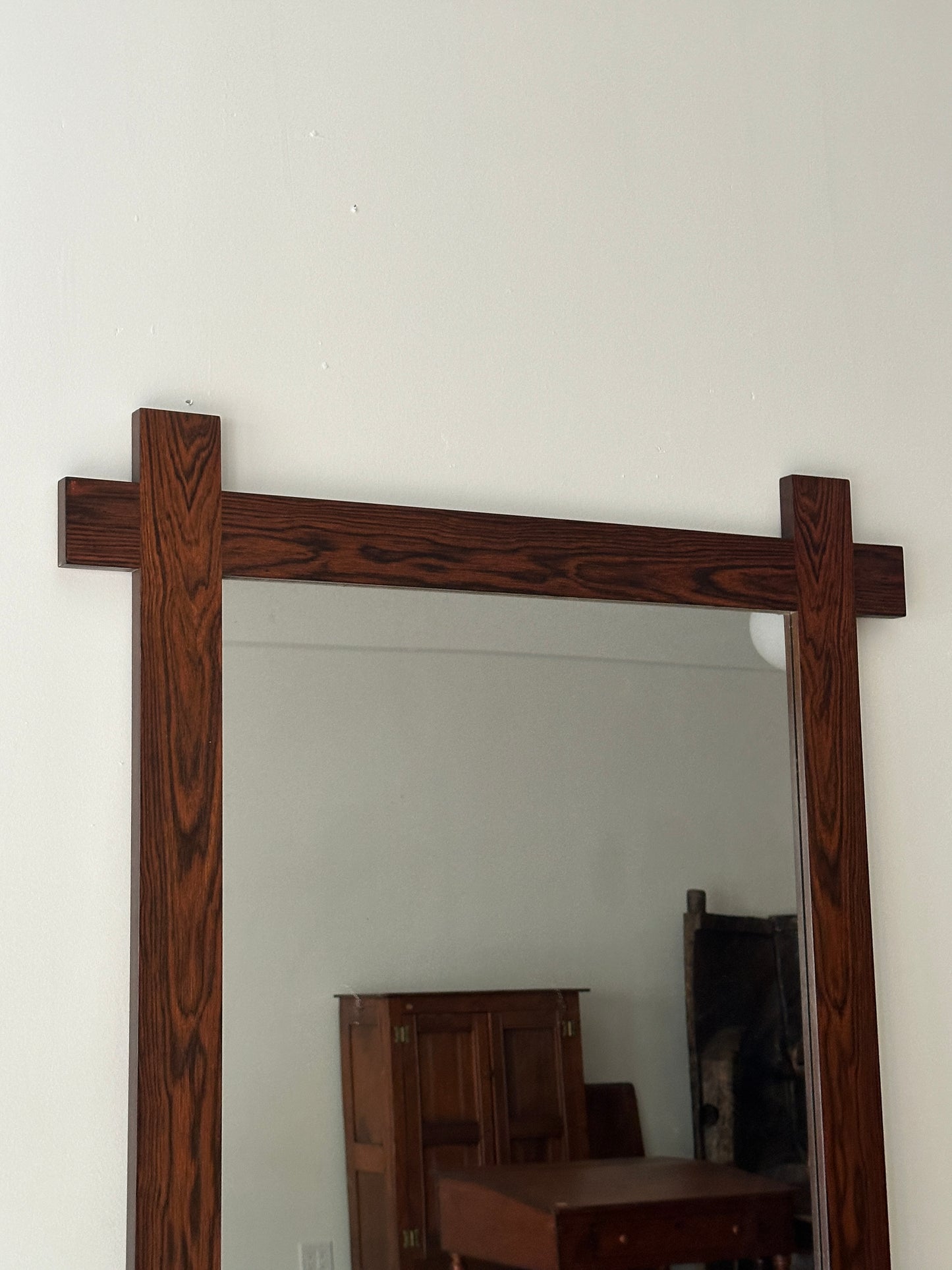 Rosewood mirror