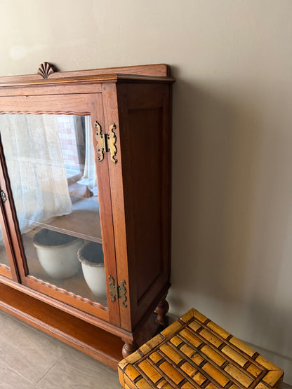 Maple display cabinet