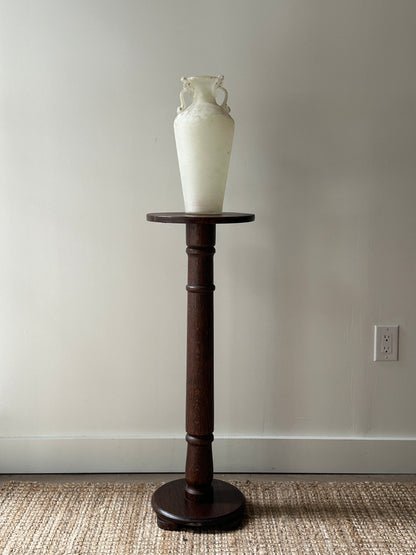 Wooden pedestal