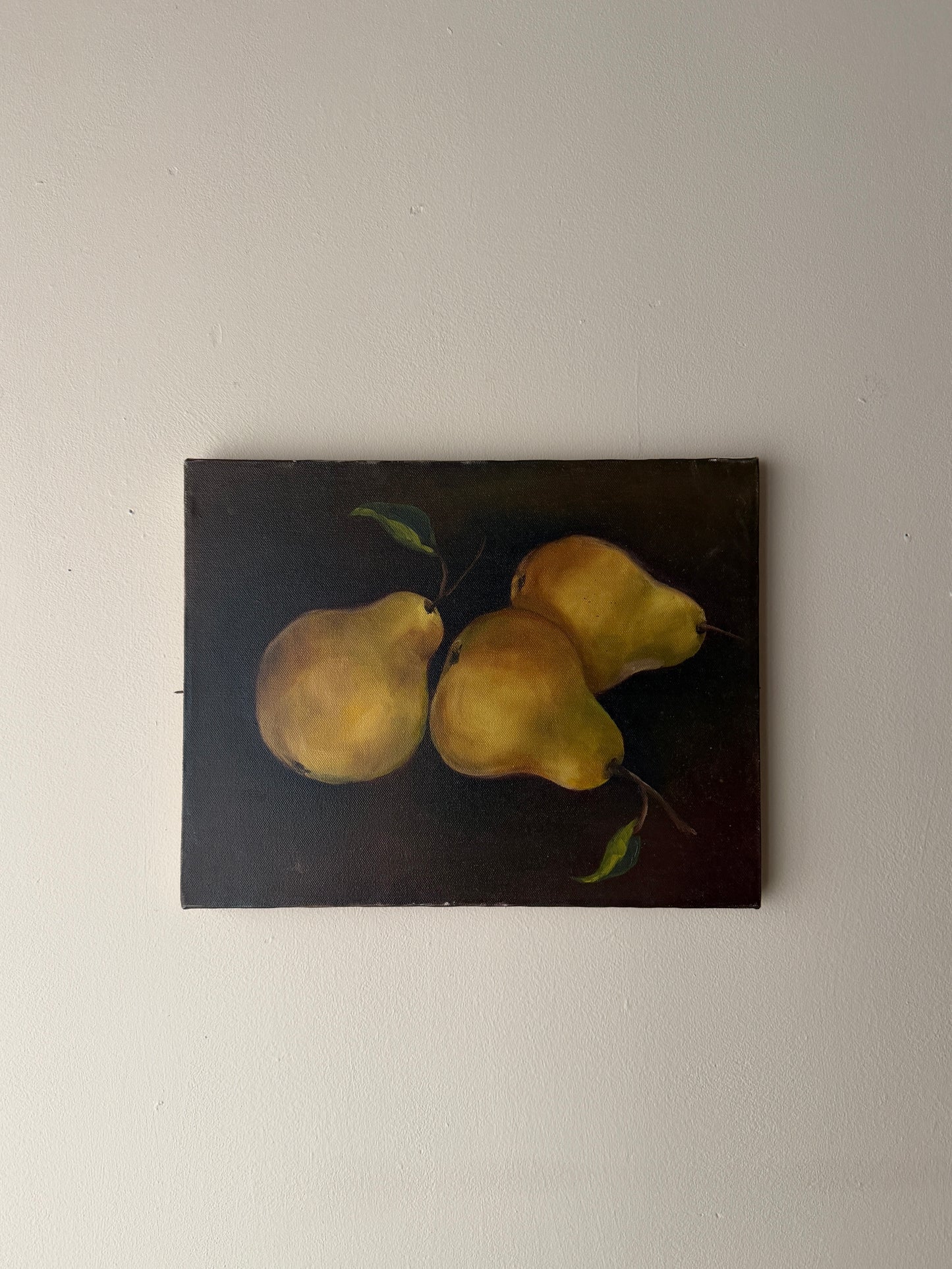 American realist pear still life. Unsigned.