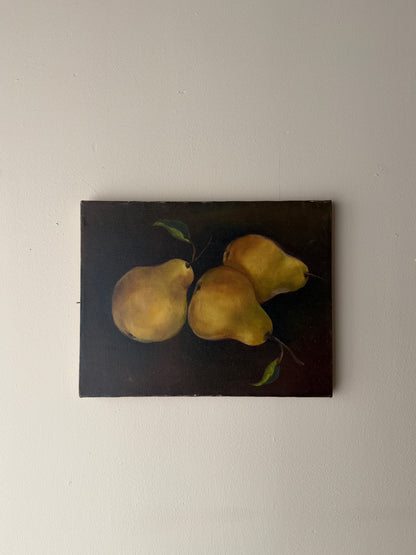 American realist pear still life. Unsigned.