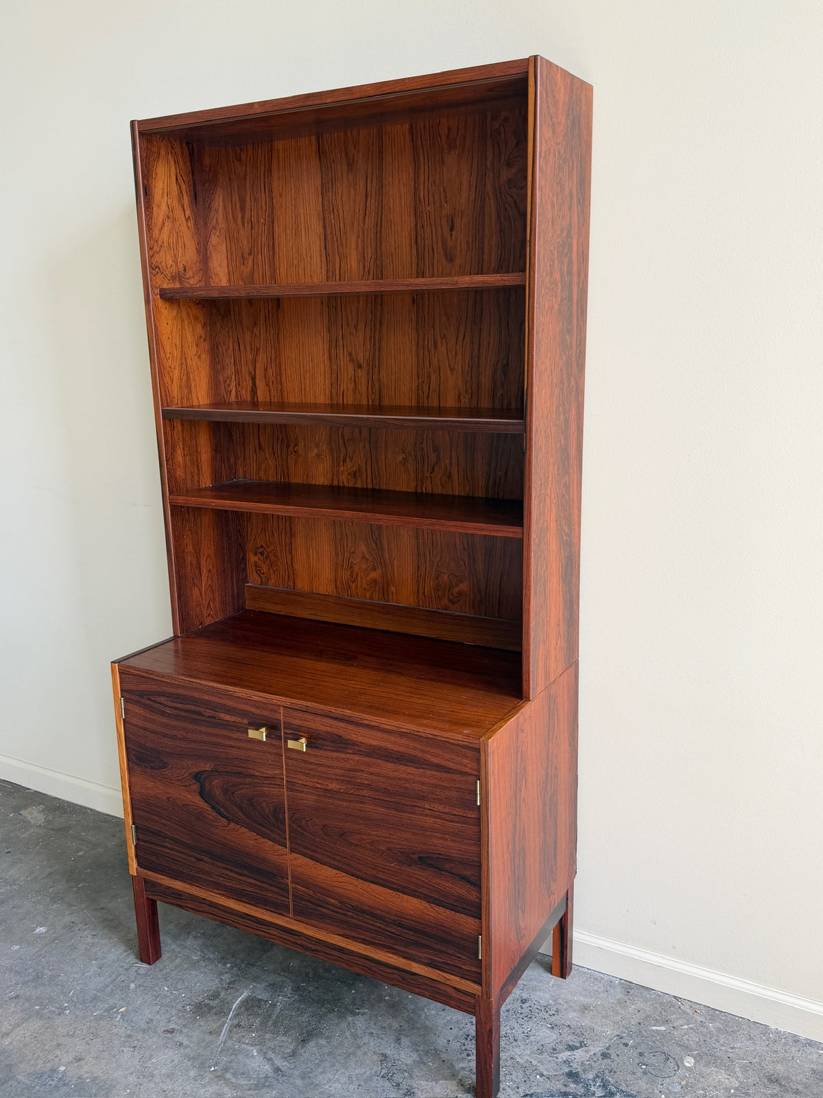 1970s IKEA rosewood bookcase cabinet