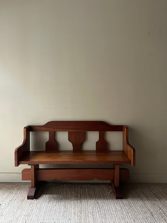 Pine bench