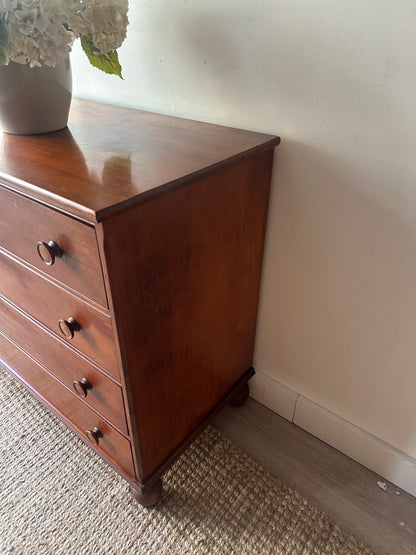 Maple ball foot dresser