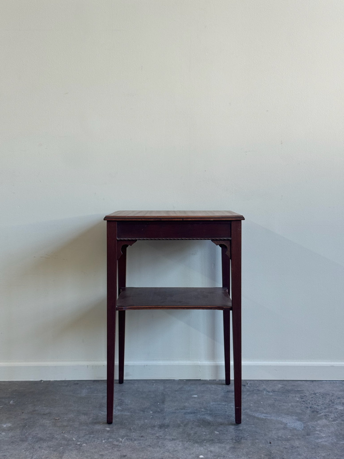 Mahogany side table