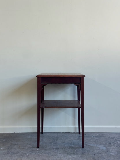 Mahogany side table