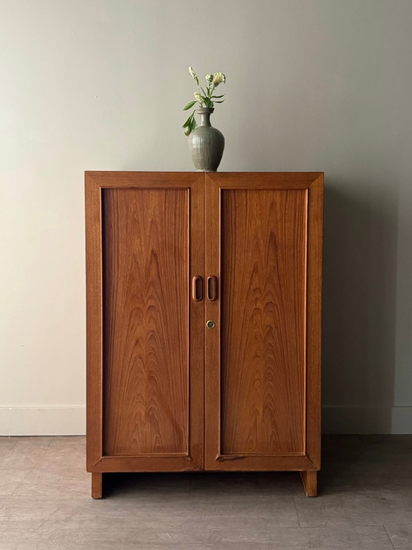 Danish teak cabinet desk