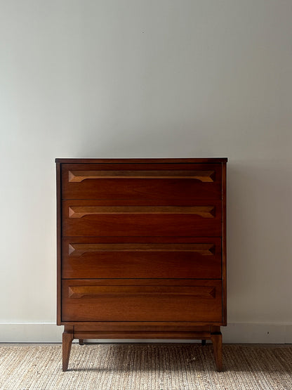 Walnut tallboy