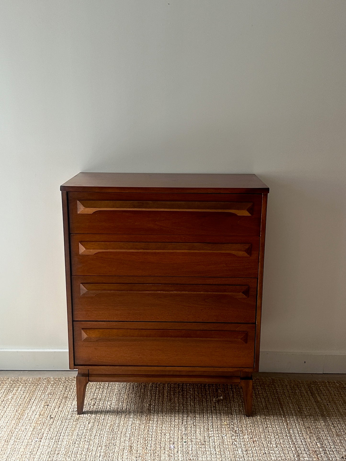 Walnut tallboy