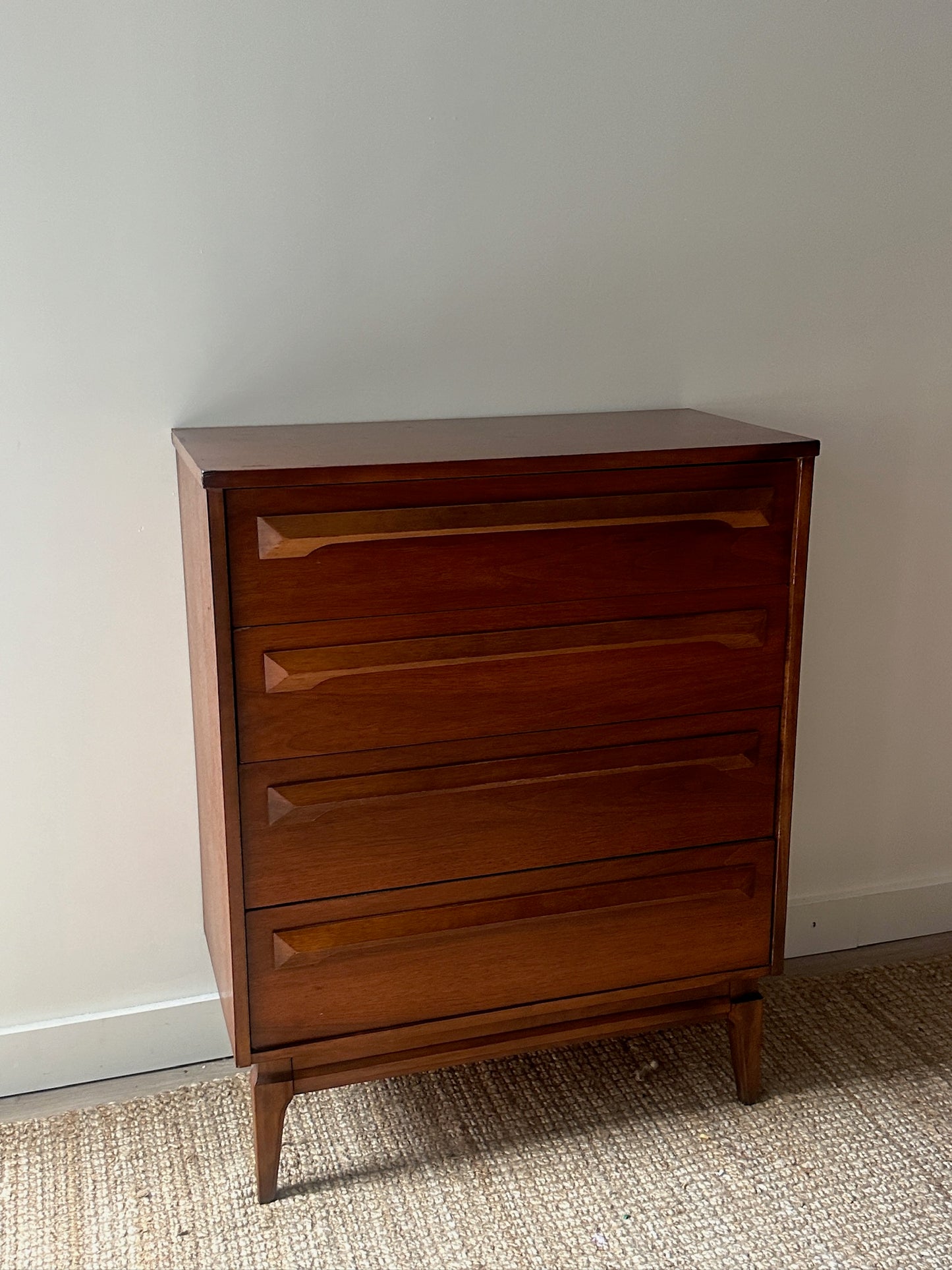 Walnut tallboy