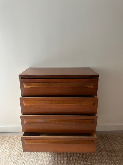 Walnut tallboy