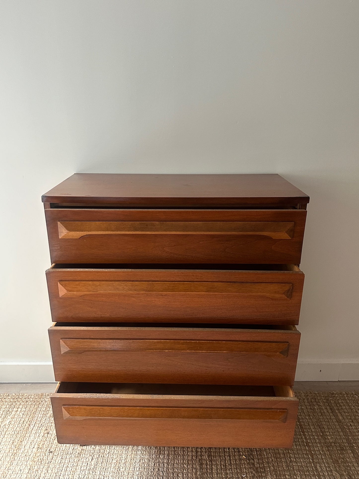 Walnut tallboy