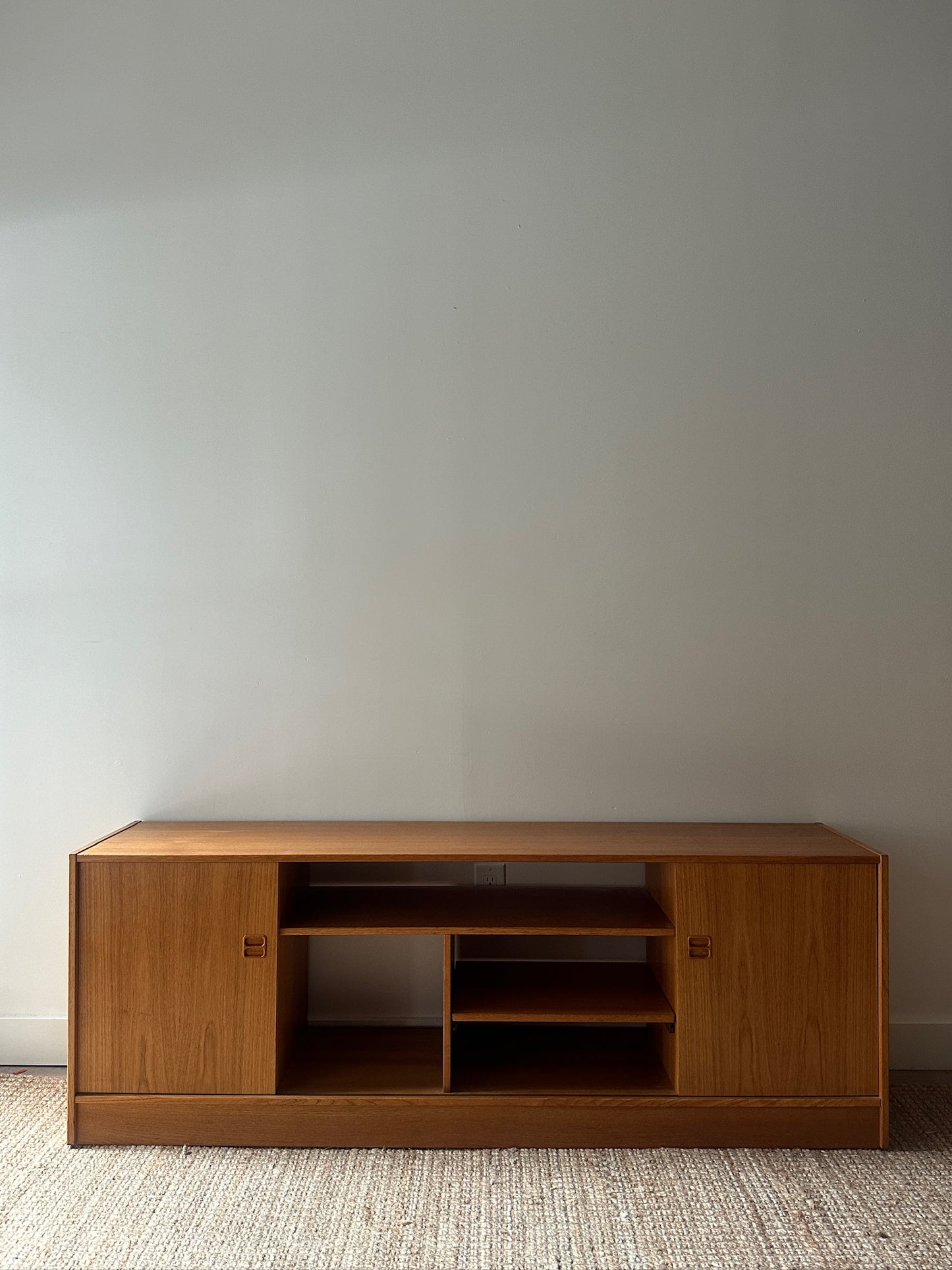 Danish Low Teak Console