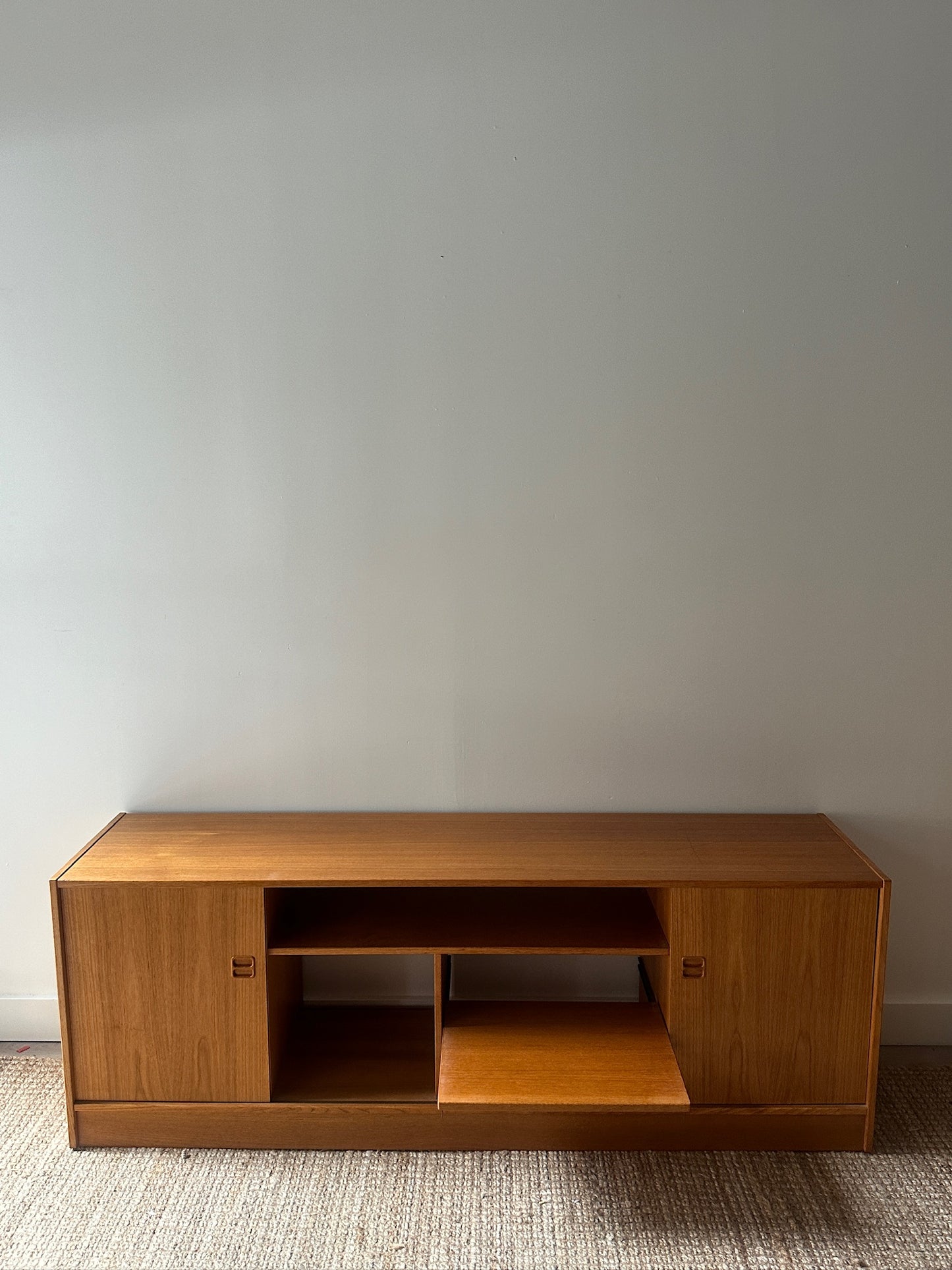 Danish Low Teak Console