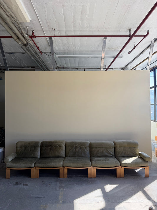 Rolf Benz Leather Sectional Sofa