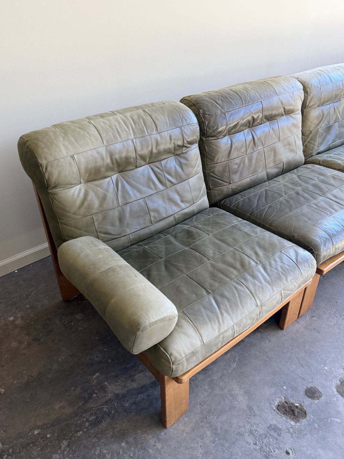 Rolf Benz Leather Sectional Sofa