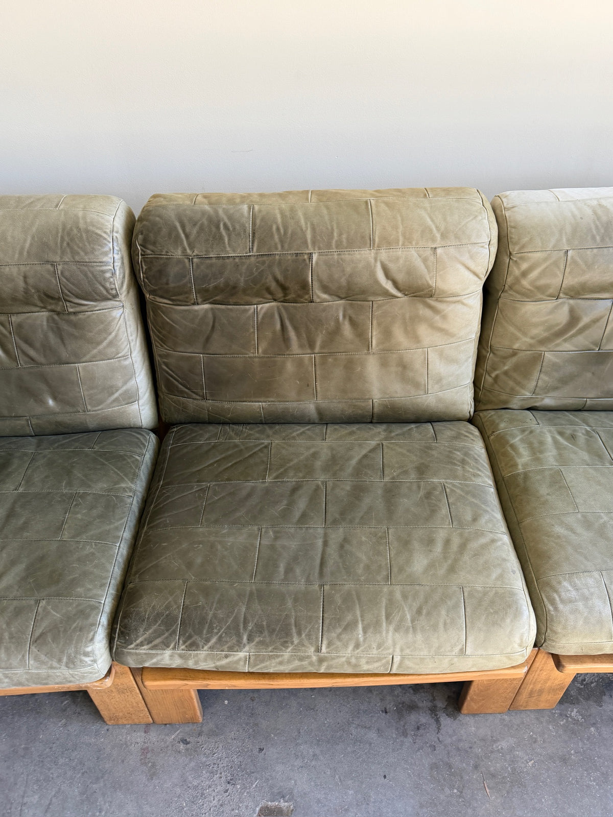 Rolf Benz Leather Sectional Sofa