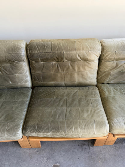 Rolf Benz Leather Sectional Sofa