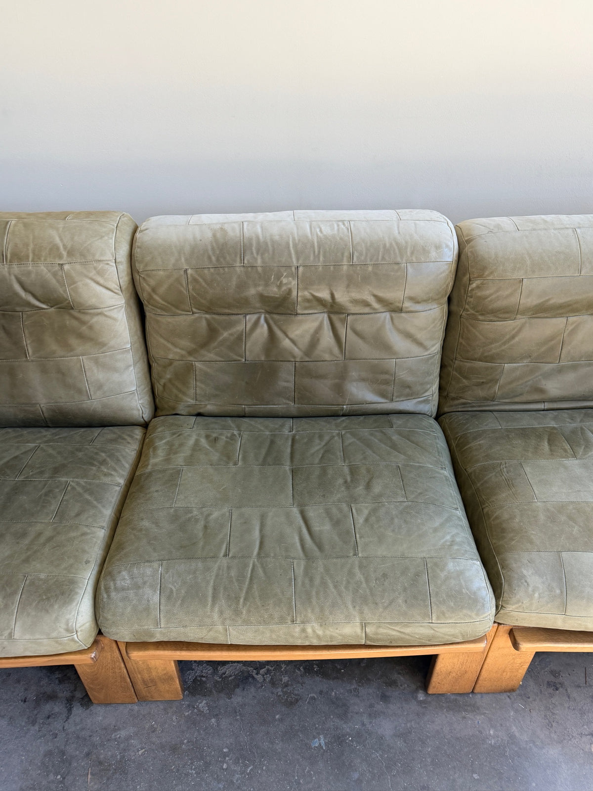 Rolf Benz Leather Sectional Sofa