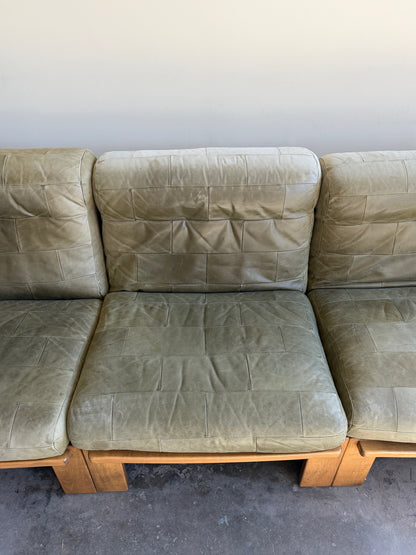 Rolf Benz Leather Sectional Sofa