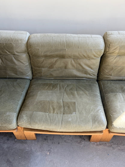 Rolf Benz Leather Sectional Sofa