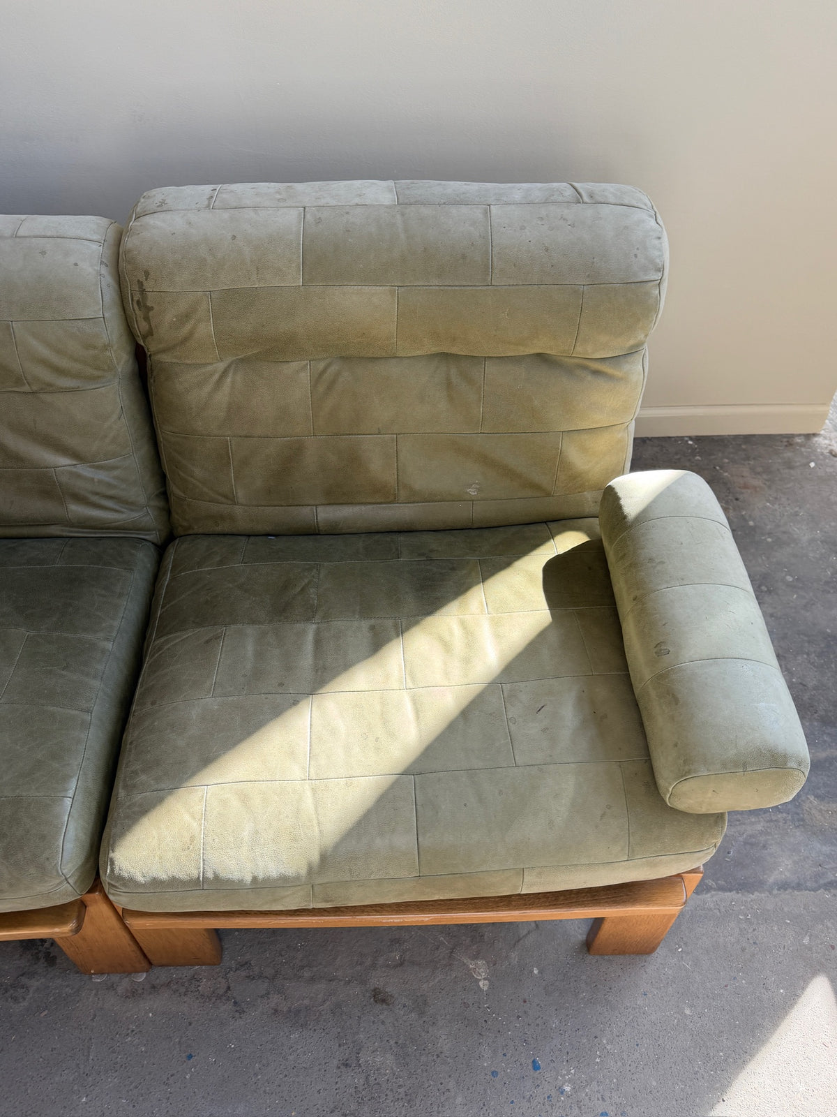 Rolf Benz Leather Sectional Sofa