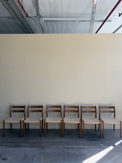 Niels Moller Model 84 Oak Dining Chairs (sold in sets of 2)