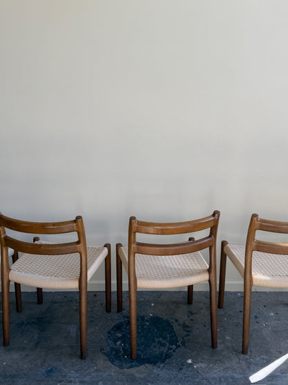 Niels Moller Model 84 Oak Dining Chairs (sold in sets of 2)