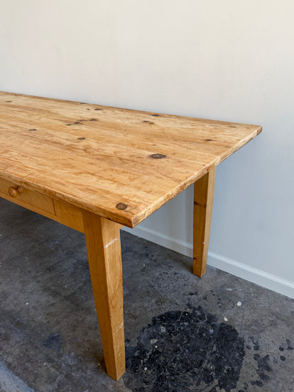 Pine dining table