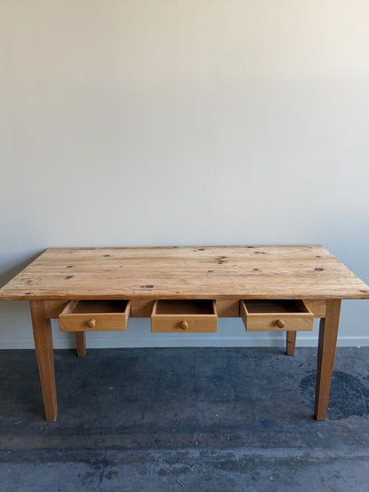 Pine dining table