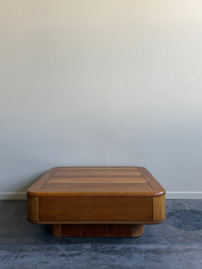 Bassett walnut coffee table