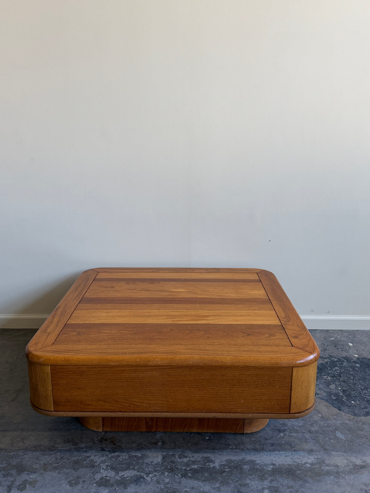 Bassett walnut coffee table