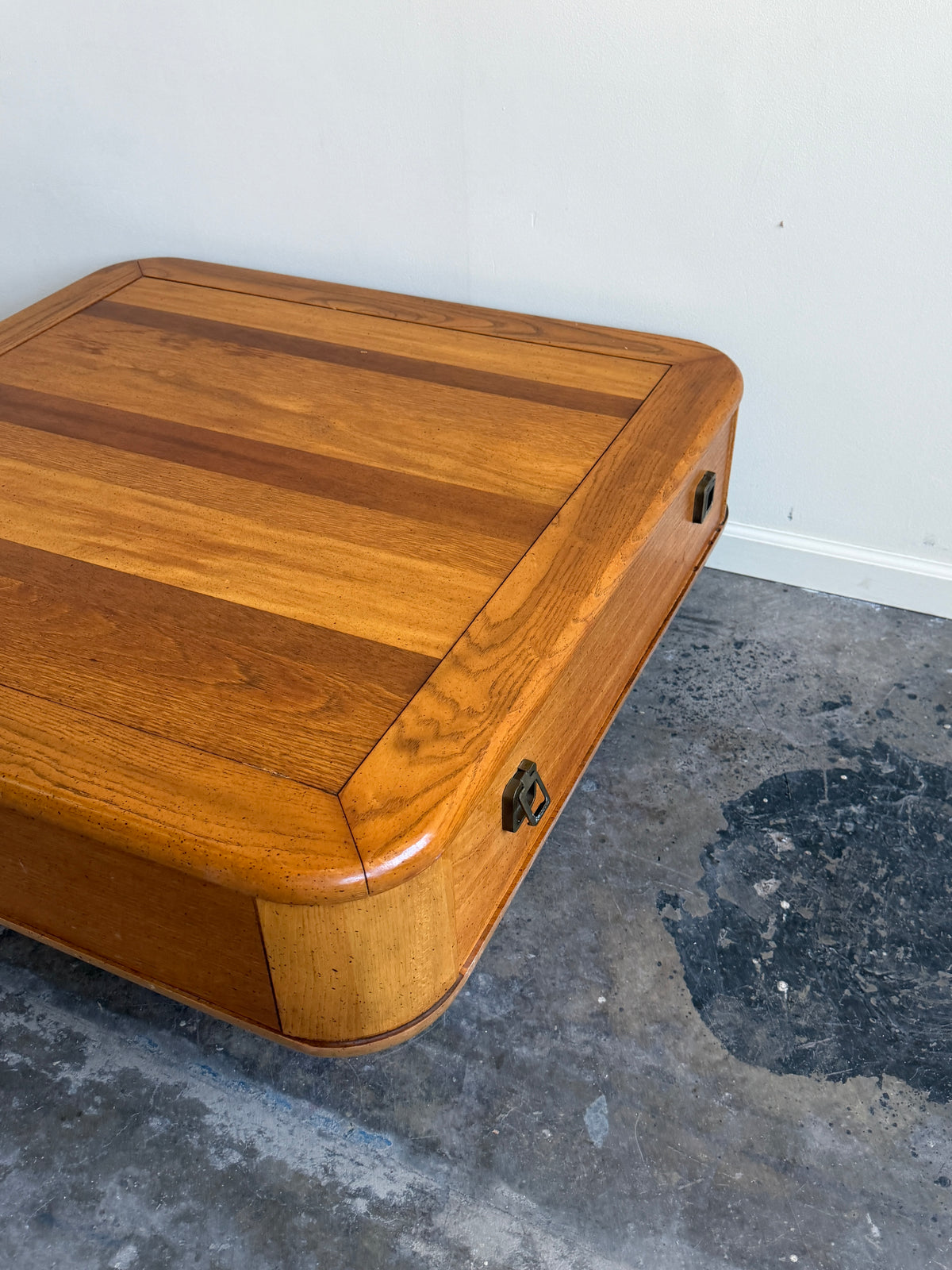 Bassett walnut coffee table