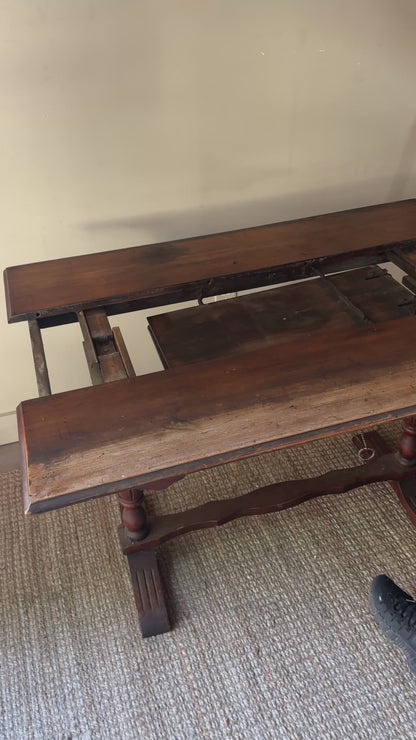 Pine console table